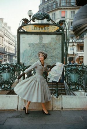 Dior Palais de Glace dress SS 1957 haute-couture collection by Mark Shaw